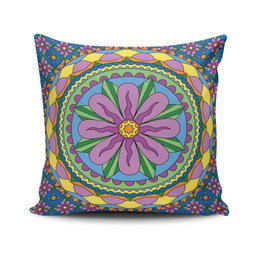 Aberto Design Cojín MANDALA-17 Multicolor